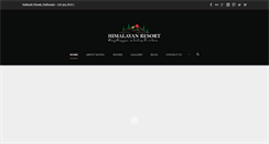 Desktop Screenshot of himalayanresorts.com