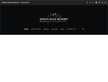 Tablet Screenshot of himalayanresorts.com